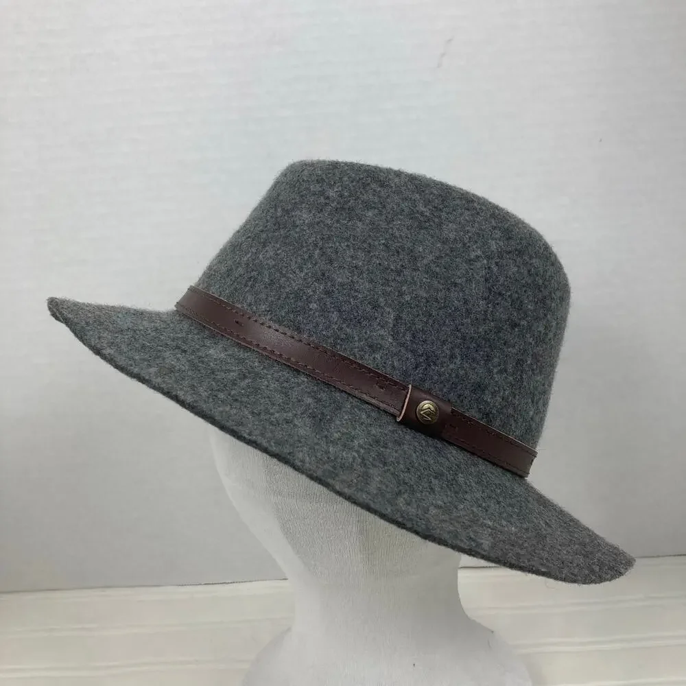 Sunday Afternoons Quinn Fedora Hat Womens OS Gray Wool Felt UPF50+ Outdoors Boho